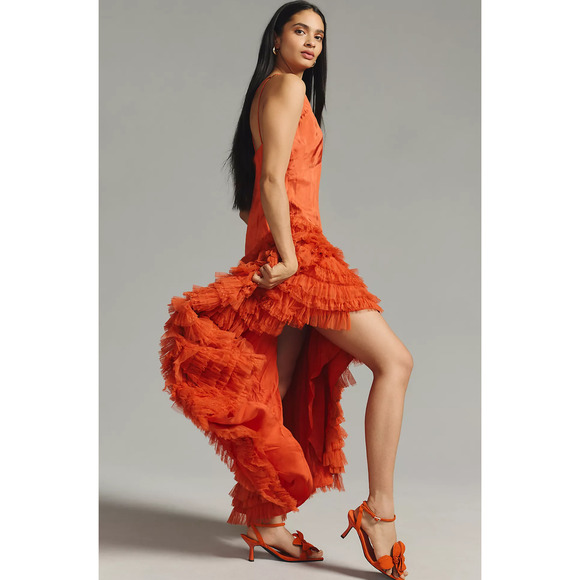 Anthropologie Dresses & Skirts - NWT Anthropologie Forever That Girl Ruffle High-Low Dress-Medium
